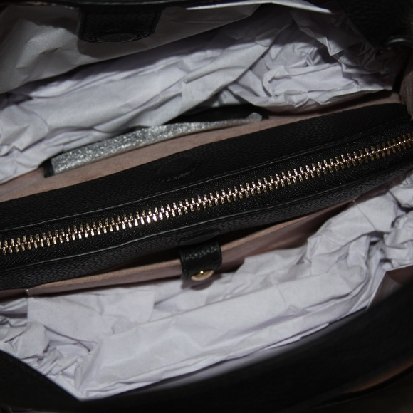 NWT Kate Spade Knott Medium Black Crossbody Tote Leather Bag Purse - Picture 10 of 12